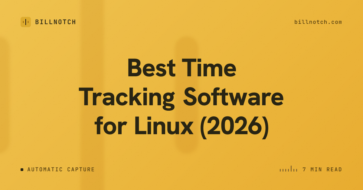 Best Time Tracking Software for Linux (2026)