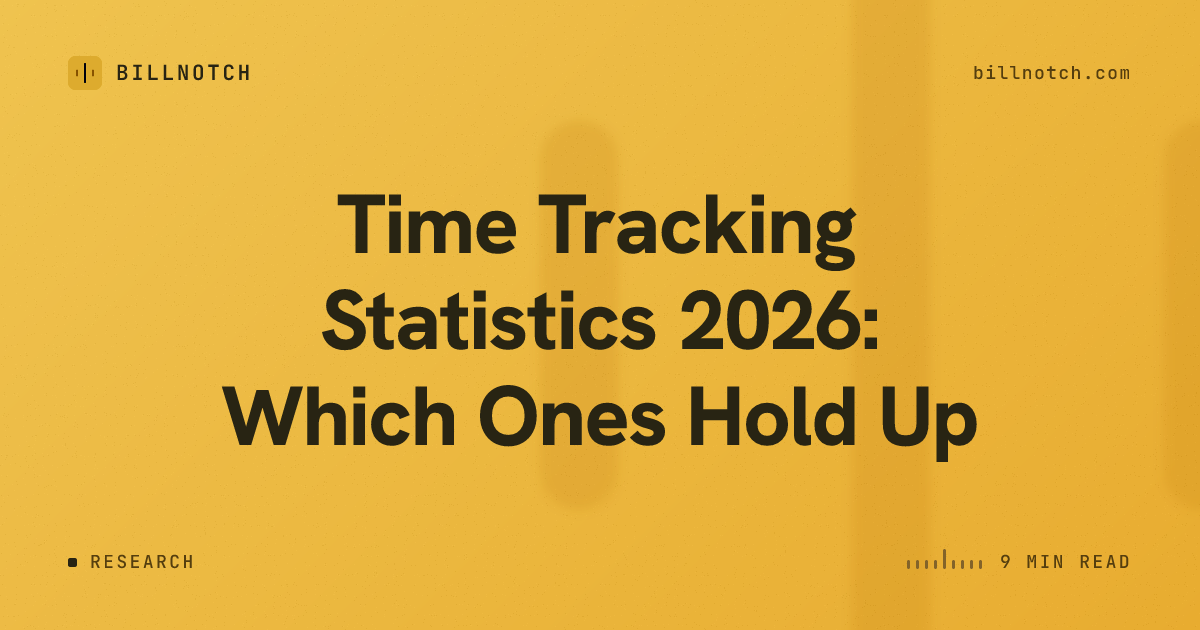 Time Tracking Statistics 2026: Which Ones Hold Up