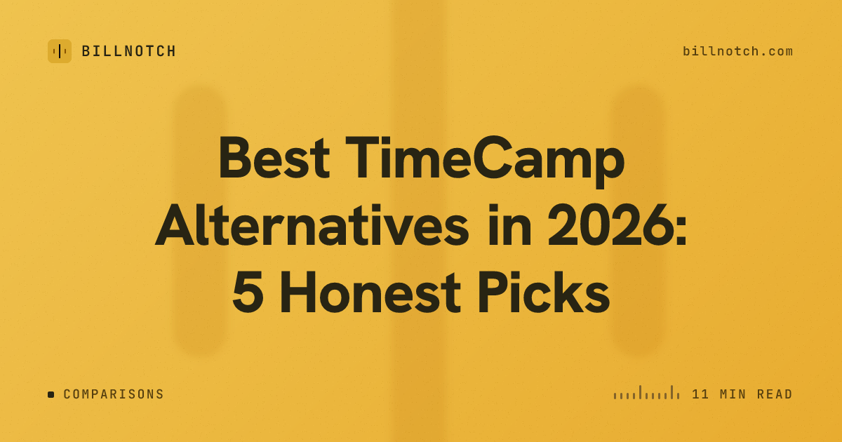 Best TimeCamp Alternatives in 2026: 5 Honest Picks